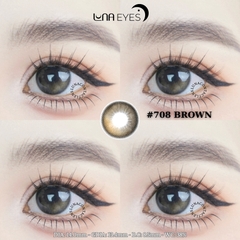 (Luna Eyes) 708 BROWN - size nhỏ
