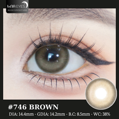 (Luna Eyes) 746 BROWN - size to