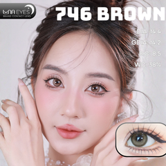 (Luna Eyes) 746 BROWN - size to