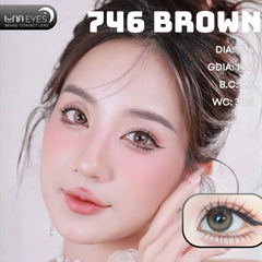 (Luna Eyes) 746 BROWN - size to