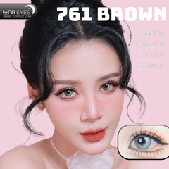 (quà tặng) 761 BROWN - size to