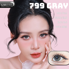 (Luna Eyes) 799 GRAY - size vừa