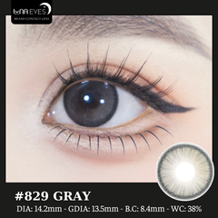 (Luna Eyes) 829 GRAY - size vừa