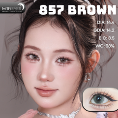 (Luna Eyes) 857 BROWN - size to