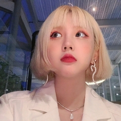 [WTHK55] Tóc Giả Vic Ngắn Màu Vàng Be