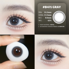 (Luna Eyes) B471 GRAY - size vừa