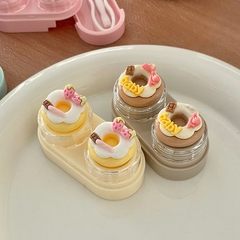 Khay đơn hình hộp bánh dễ thương kèm khay dụng cụ