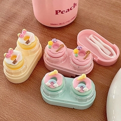 Khay đơn hình hộp bánh dễ thương kèm khay dụng cụ