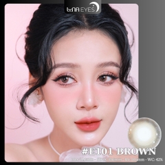 (Luna Eyes) E101 BROWN - size vừa