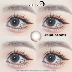 (Luna Eyes) E101 BROWN - size vừa