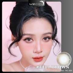 (Luna Eyes) E101 BROWN - size vừa