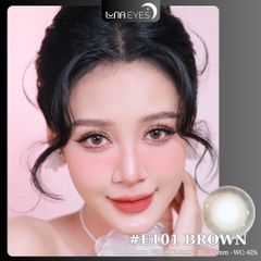 (Luna Eyes) E101 BROWN - size vừa