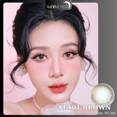 (Luna Eyes) E101 BROWN - size vừa