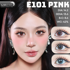 (Luna Eyes) E101 PINK - size vừa