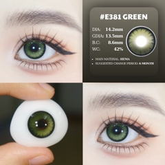 (Luna Eyes) E381 GREEN - size vừa