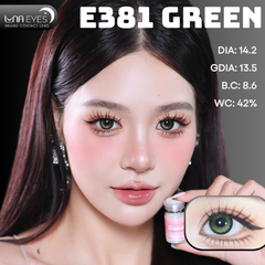 (Luna Eyes) E381 GREEN - size vừa