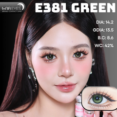 (Luna Eyes) E381 GREEN - size vừa