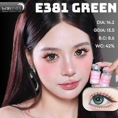 (Luna Eyes) E381 GREEN - size vừa