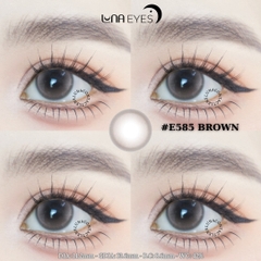 (Luna Eyes) E585 BROWN - size vừa