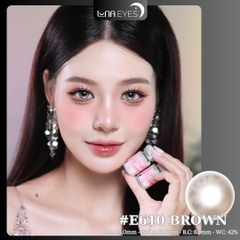 (Luna Eyes) E610 BROWN - size nhỏ