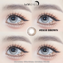 (Luna Eyes) E610 BROWN - size nhỏ