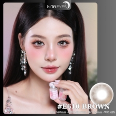(Luna Eyes) E610 BROWN - size nhỏ