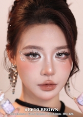 (Luna Eyes) E610 BROWN - size nhỏ