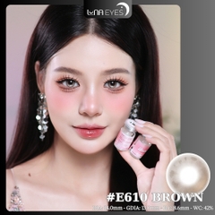 (Luna Eyes) E610 BROWN - size nhỏ
