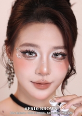 (Luna Eyes) E610 BROWN - size nhỏ