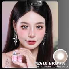(Luna Eyes) E610 BROWN - size nhỏ