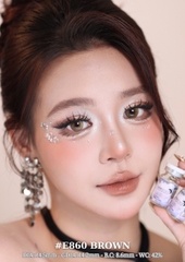 (Luna Eyes) E860 BROWN - size to