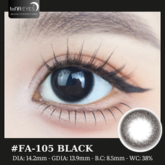 (Luna Eyes) FA-105 BLACK - size vừa