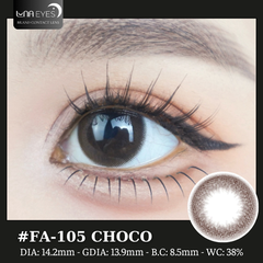 (Luna Eyes) FA-105 CHOCO - size vừa