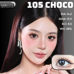 (Luna Eyes) FA-105 CHOCO - size vừa