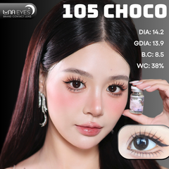 (Luna Eyes) FA-105 CHOCO - size vừa