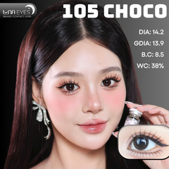 (Luna Eyes) FA-105 CHOCO - size vừa