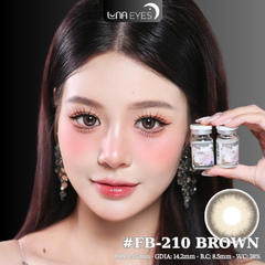 (Luna Eyes) FB-210 BROWN - size to