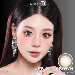 (Luna Eyes) FB-210 BROWN - size to