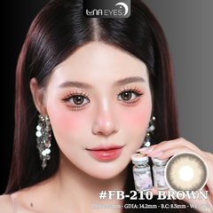 (Luna Eyes) FB-210 BROWN - size to