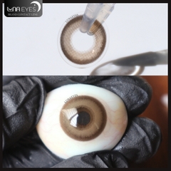 (Luna Eyes) FB-210 BROWN - size to