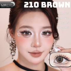 (Luna Eyes) FB-210 BROWN - size to