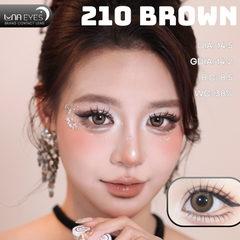 (Luna Eyes) FB-210 BROWN - size to