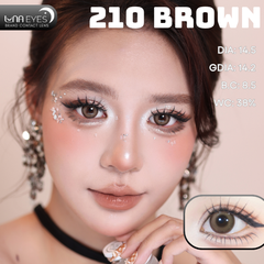 (Luna Eyes) FB-210 BROWN - size to