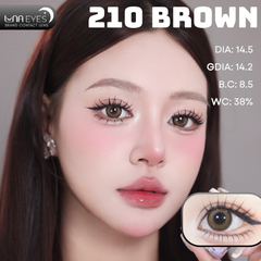 (Luna Eyes) FB-210 BROWN - size to