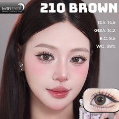 (Luna Eyes) FB-210 BROWN - size to