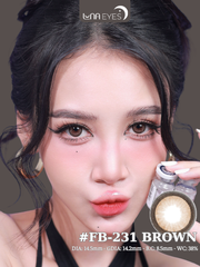 (Luna Eyes) FB-231 BROWN - size to