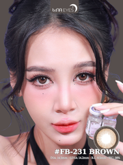 (Luna Eyes) FB-231 BROWN - size to