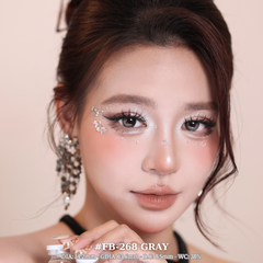 (Luna Eyes) FB-268 GRAY (ROSE) - size vừa