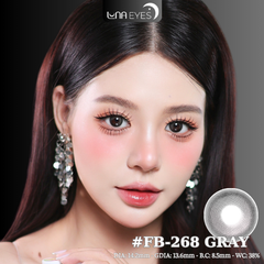 (Luna Eyes) FB-268 GRAY (ROSE) - size vừa