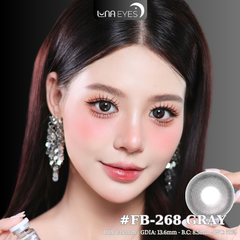 (Luna Eyes) FB-268 GRAY (ROSE) - size vừa